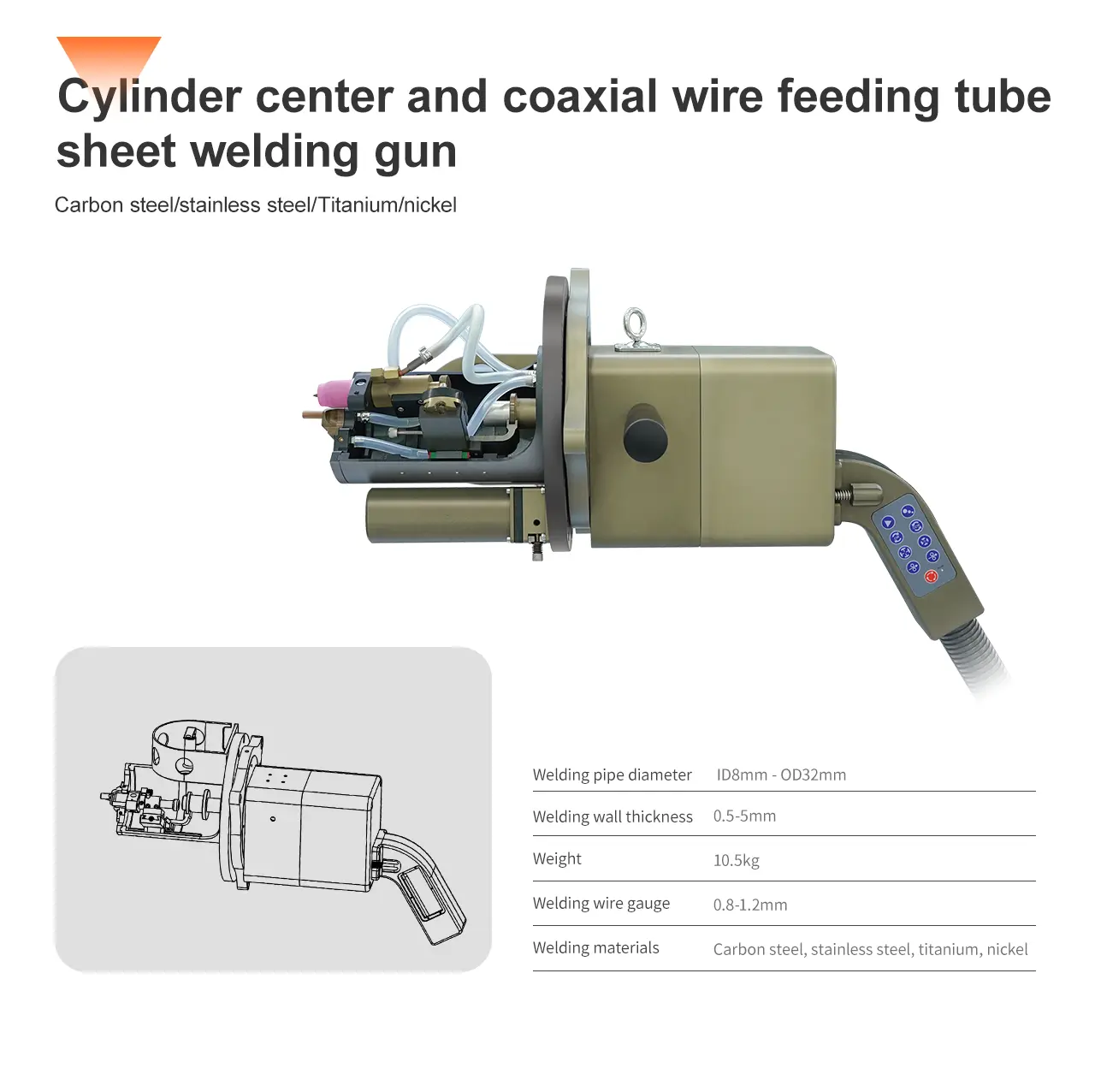 Tube-to-Tube Sheet Automated Welding Head