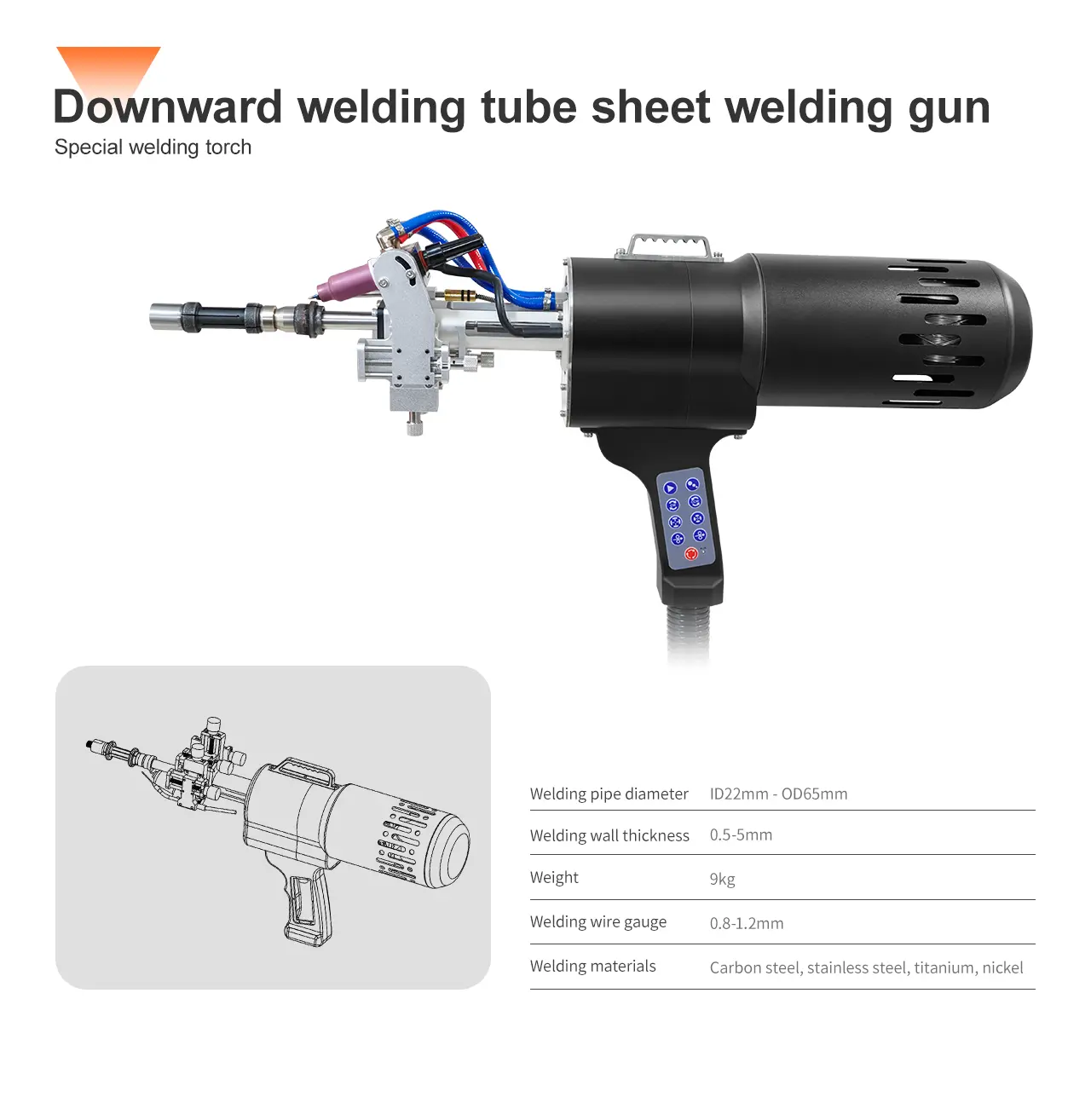 TBM-65 Tube-to-Tube sheet Automated Welding Head-3